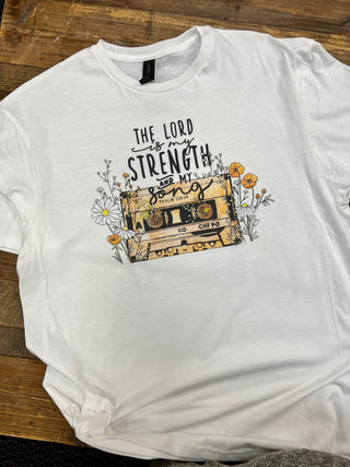 The Lord Is My Strength and My Song Graphic Tee