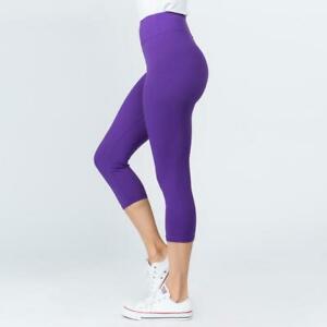 Purple Capri Leggings